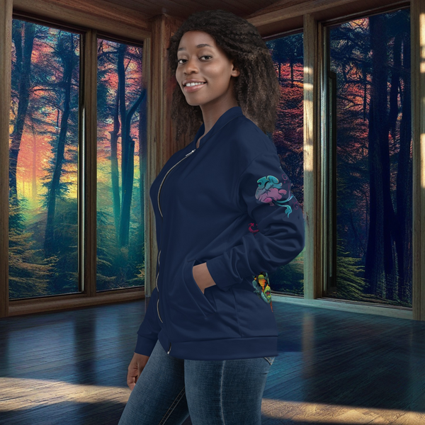 Magic Mushrooms Bomber Jacket